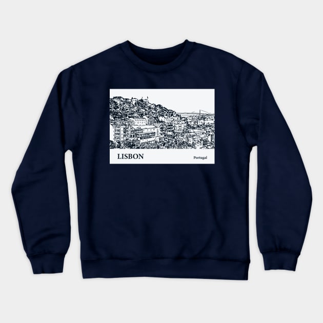 Lisbon - Portugal Crewneck Sweatshirt by Lakeric